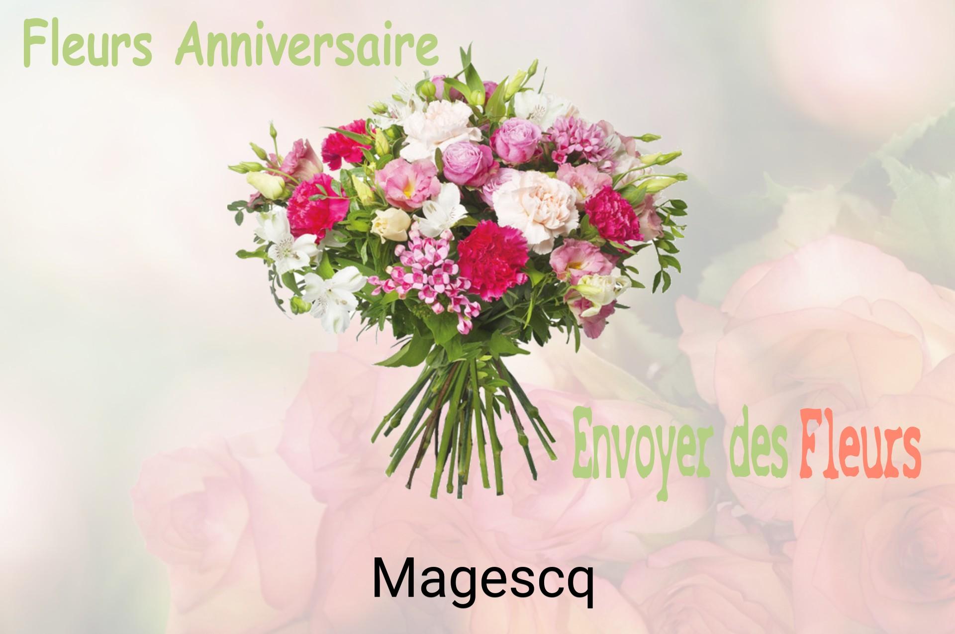 Bouquet de fleurs d’anniversaire livré à Magescq